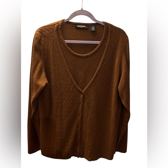 Concepts Brien cable knit sweater-EUC - Picture 1 of 8